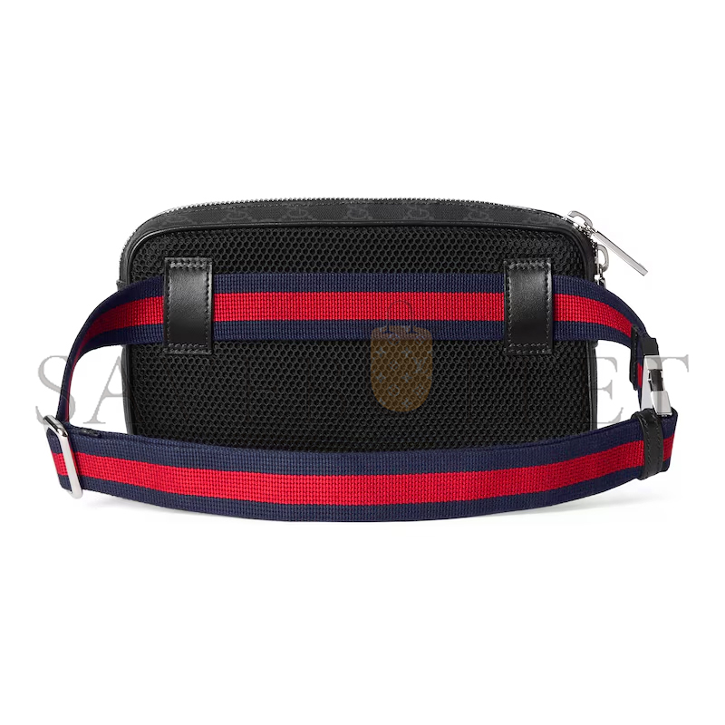 GUCCI GG BLACK SMALL BELT BAG 792094 (24*14*5.5cm) GUCCI GG BLACK SMALL BELT BAG 792094 (24*14*5.5cm)